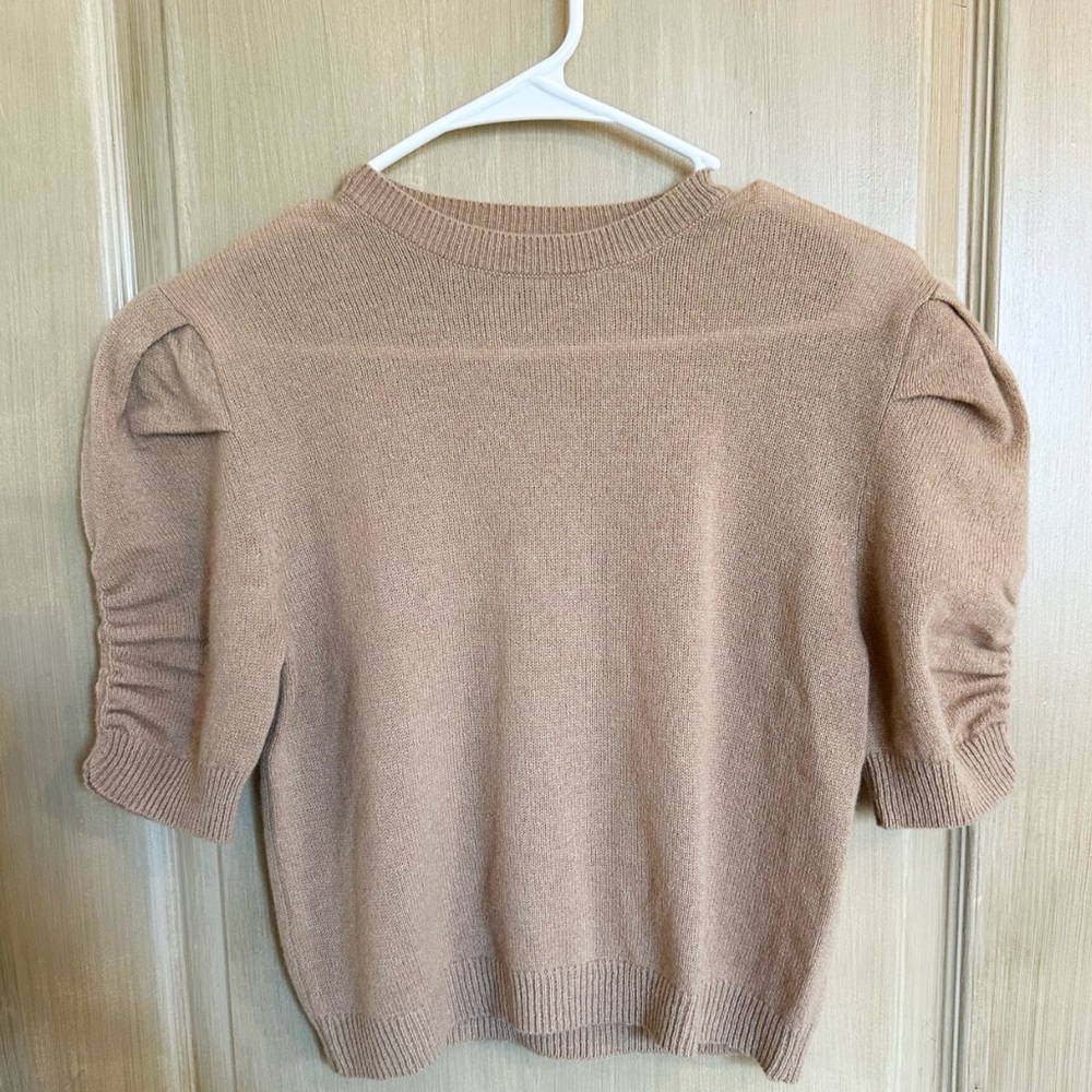 Frame Denim Cashmere Tan Sweater